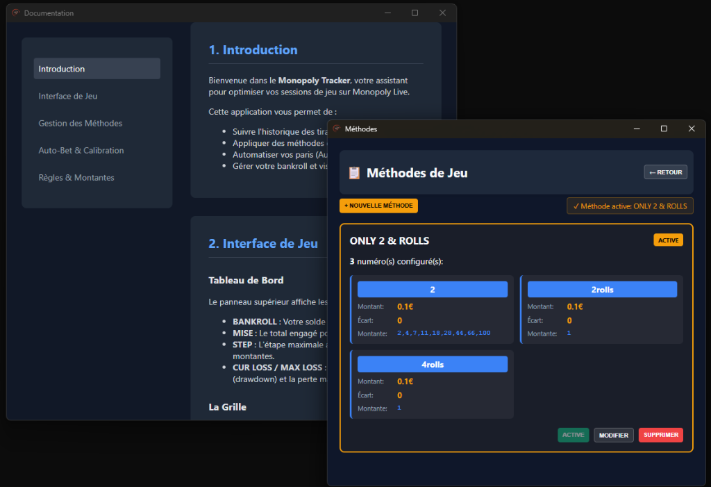 Documentation Monopoly Tracker
