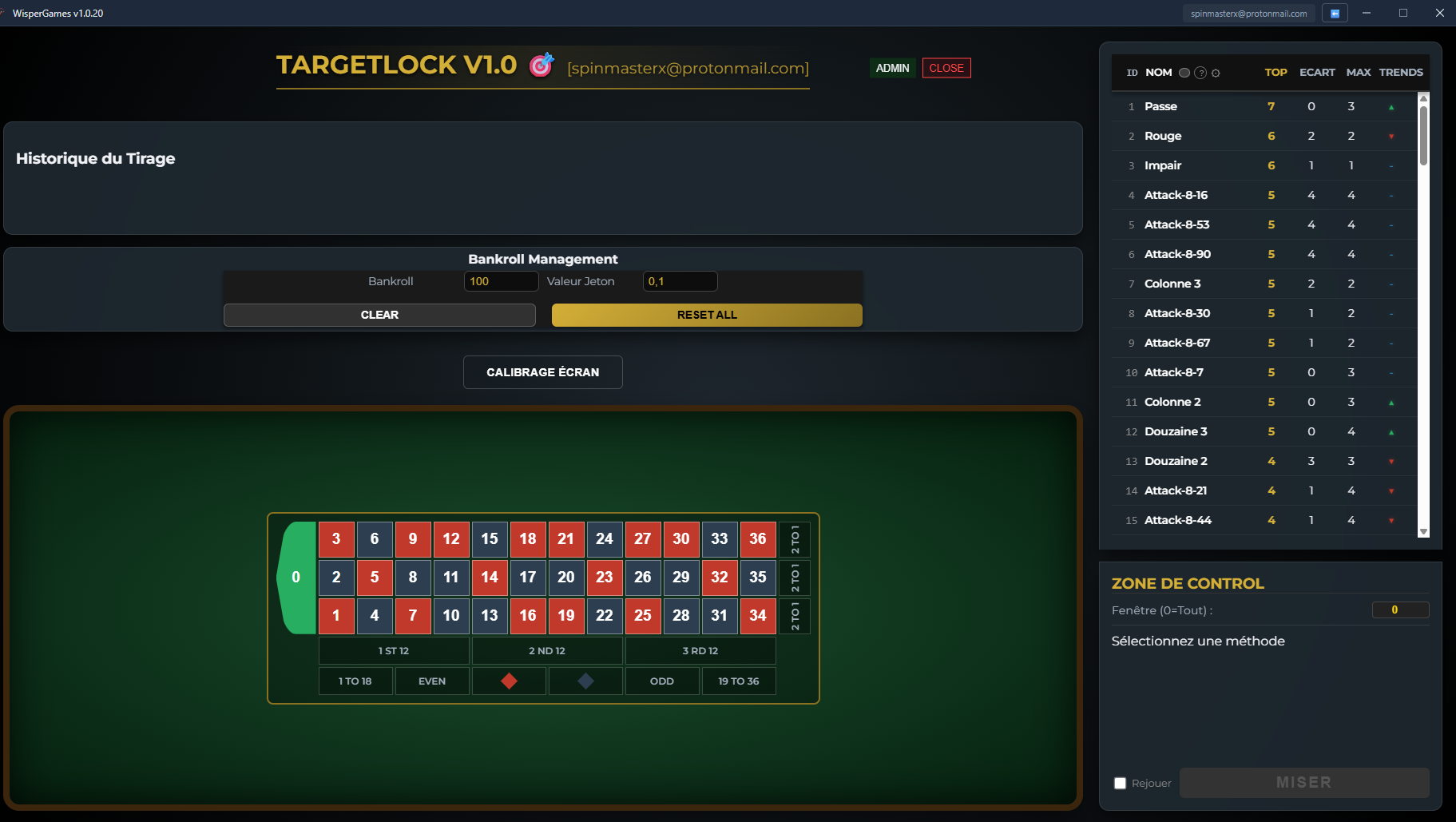 Interface TargetLock 2